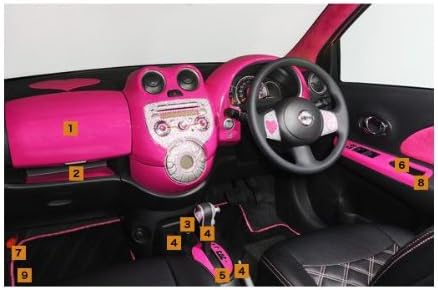 Amazon G コーポレーション March マーチ K13 ピタポンすべらないマット ピンクマット 収納 ホルダー 車 バイク