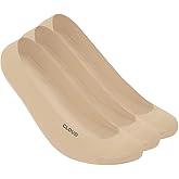 Cloud No Show Socks Womens Invisible Non Slip Low-Cut Liner - Thin Invisible Loafer Flats & Ballet - Low Front