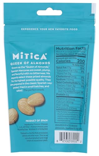 MITICA MARCONA ALMONDS, 4 OUNCE
