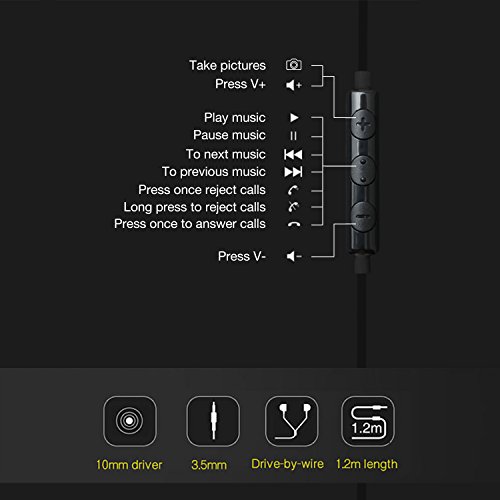 Earphones-Earbuds-Headphones-Balanced-Bass-Driven-Stereo-Noise-Isolating-Lightweight-wired-in-ear-Earbuds-With-Remote-and-Mic-for-iPhone-iPad-iPod-Android-Smartphones-Tablets-Laptop-MP34-Black