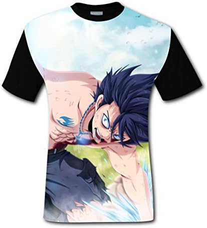 Fairy Tail Mens T-Shirt Custom Tee Shirt Adult Style T Shirt for Men 3XL