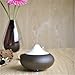 Aromatherapy Essential Oil Diffuser Portable & Electric Ultrasonic Cool Mist Aroma Humidifier with Color LED Lights Changing for Home Office Bedroom Auto Off - Light or Dark Brown