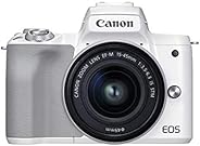 Canon EOS M50 Mark II + EF-M 15-45mm is STM Kit White