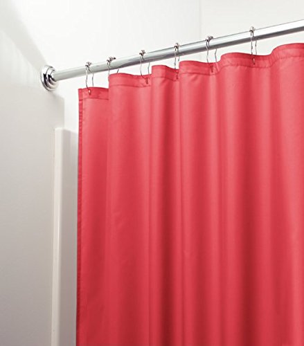 mDesign Waterproof Mold and Mildew-Resistant Fabric Shower Curtain - 72