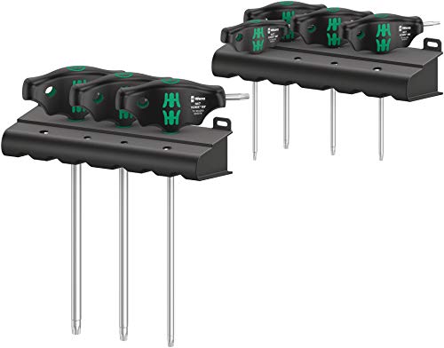 Wera 05023452001 467/7 TORX® HF Set 1, Quergriff-Schraubendrehersatz, TORX® mit Haltefunktion, 7-teilig