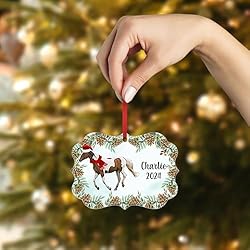 Skewbald Missouri Fox Trotter Horse Christmas