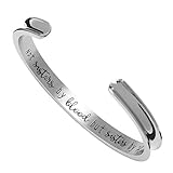 Friendship Bracelet Sister Jewelry-Not Sisters by Blood But Sisters by Heart-Best Friends Bangle