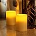 GiveU Flameless Realistic Led Candle With Remote Control, Battery Operated Flickering Candle With Timer For Indoor & Outdoor Decoration,3x4inches,6 Pack