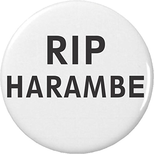 RIP Harambe 1.25â€ Pinback Button Pin
