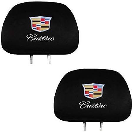 Amazon Cargooghi 高級ブラック車ロゴヘッドレストカバー 車 トラック用 ヘッドレストカバー 2個セット すべての車とトラックモデル用 Cadillac ブラック Cargooghi78er シートカバー 車 バイク
