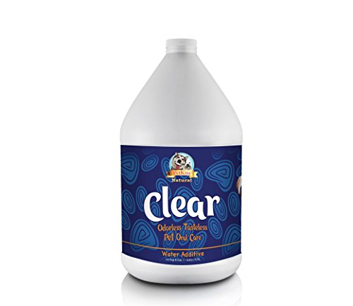 Pet Kiss Clear C-PTG-2170 Odorless Plaque and Tartar Water Additive