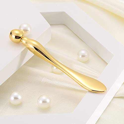 Eye Cream Massage Double Head Design Massager Tool for Facials Mini Eye Massage that Reduces Puffiness (2PCS) - Image 3