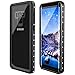 lanwow Note 9 Waterproof Case, Samsung Note 9 Case with Screen Protector Support Wireless Charging Shockproof Dirtproof Rugged Waterproof Case for Galaxy Note 9- Classic Black/White