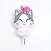 3.5mm Retractable Cute Cat Cartoon,Wired Earbud Headphones, Earphones for iOS/Android Smartphone, Laptops, Gaming