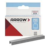 Arrow Fastener 225 Genuine P22 5/16-Inch Staples, 5,050-Pack