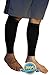 SnugFx Calf Compression Sleeves 20-25mmHg - Best for Varicose Veins, Increased Circulation, reduce swelling. Great for Nurses, Runners, and Travel - 1 Pair Men or Women 1 Size