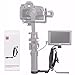 Zhiyun Mini Dual Grip, Transmount Single Handle Grip L Bracket Rig 1/4 Screw Connector for Zhiyun Crane 2 Crane Plus Crane M V2 Series DJI Ronin-S Handheld Gimbal Stabilizer + EACHSHOT Cleaning Cloth