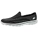 Skechers Performance Women's Go Walk 2 Super Sock Slip-On Walking Shoe,Old Black White,8 M US