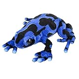 Wildlife Tree 8 Inch Small Blue Poison Dart Frog Stuffed Animal Plush Floppy Zoo Reptile & Amphibian Collection