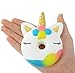 Aolige Squishies Slow Rising Jumbo Kawaii Cute Colorful Unicorn Donut Creamy Scent for Kids Party Toys Stress Reliever Toy