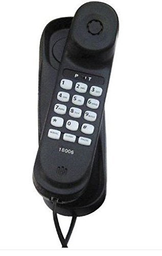 Vienna Tel UK Slim Corded Telephone Presented in Black Colour