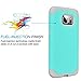Tekcoo Galaxy S7 Case, [Tbaron Series] [Turquoise/Grey] Shock Absorbing Hybrid Rubber Plastic Impact Defender Rugged Slim Hard Case Cover Shell for Samsung Galaxy S7 S VII G930 GS7 All Carriers