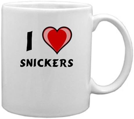 I Love Snickers Mug: Amazon.co.uk: Kitchen & Home