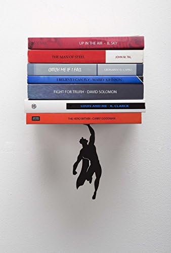 LilySilk Floating Invisible 5.1 x 4.7 x 6.3 Inch Wall Mount Bookshelf