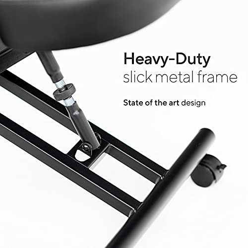 Luxton Home Ergonomic Kneeling Chair with Memory Foam Layer Improves