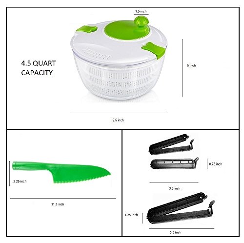 2 OLIVIA+AIDEN+Salad+Spinner+Set