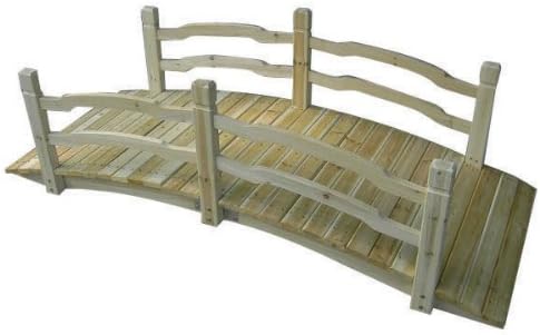Garden Odyssey SM5384-72 Wooden Walkway and Bridge