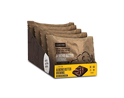 Base Culture Almond Butter Brownie | All Natural 100% Paleo, Gluten, Grain, Dairy, and Soy Free & No Added Sugar (6g Protein per Serving, 10 Count) - Thumbnail 5