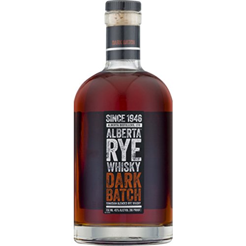 Alberta rye dark batch whiskey, 750 ml, 90 proof