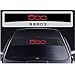 FIAT 500 windscreen Sun Stripe Decal (Black Ð red)