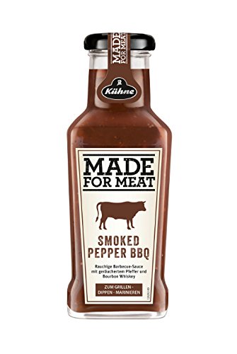 Kühne Grilled Sauce Meat Smoked Pepper, 235 ml