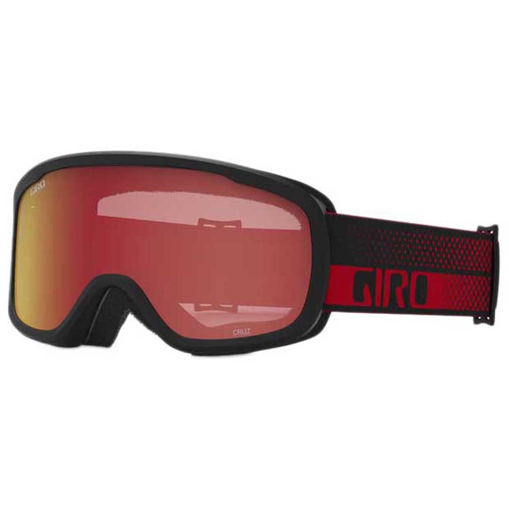 Giro Roam Ski/Snow Goggles - Red Flow - Amber/Yellow Lens