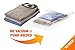 TeroHouse 10 Travel Storage Bags for Clothes Space Saver Packing Sacks- 5x Large 28x20 inches, 5x Medium 24x16 inches Rolling Compression Bag for Luggage. Air Space Roll up Bags no Vacuum Pump Needed