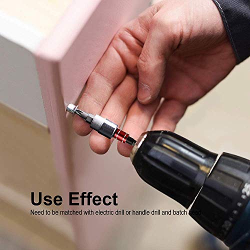 3-Piece Impact Grade Socket Adapter/Extension Set Turns Power Drill Into High Speed Nut Driver,1/4-Inch Hex Shank to Drive for Adapters to Use with Drill Chucks, Sizes 1/4" 3/8" 1/2", Cr-V