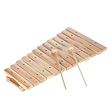 ammoon Musical Xylophone Piano Wooden Instrument for Children Kids Baby Music Educational Toys with 2 Mallets
