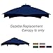 ABCCANOPY Gazebo Replacement Canopy Top for Lowe's Allen Roth #GF-12S004B-1, Navy Blue