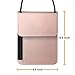 Fintie Passport Holder Neck Pouch [RFID Blocking] Premium PU Leather Travel Wallet, Rose Gold