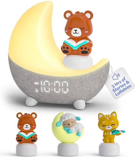 Move2Play, Dozi Sound Machine | 3Hrs+ of Content | Night Light | Toddler & Kids Alarm Clock | Soother | Ok to Wake | White Noise & Lullaby Music | Birthday Gift for 2, 3, 4, 5+ Year Old Boys & Girls