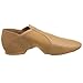 Capezio Women's E Series Jazz Slip-on Shoe, Caramel, 7.5