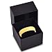 Charming Jewelers Tungsten Wedding Band Ring 5mm for Men Women Comfort Fit 18K Yellow Gold Plated Plated Domed Polished