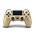 Aoile Bluetooth Wireless Controller for PS4 Vibration Joystick Gamepad PS4 Game Controller (Gold)