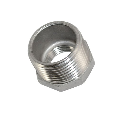 SuperWhole 1" Male x 1/2" Female Thread Reducer Bushing Pipe Fitting SS 304 NPT NEW