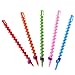 30 Pcs Spiral Hair Perm Rods for Natural Hair Plastic Hair Rod Rollers Long Hair Rods Curlers Hairdressing Styling Salon Tool