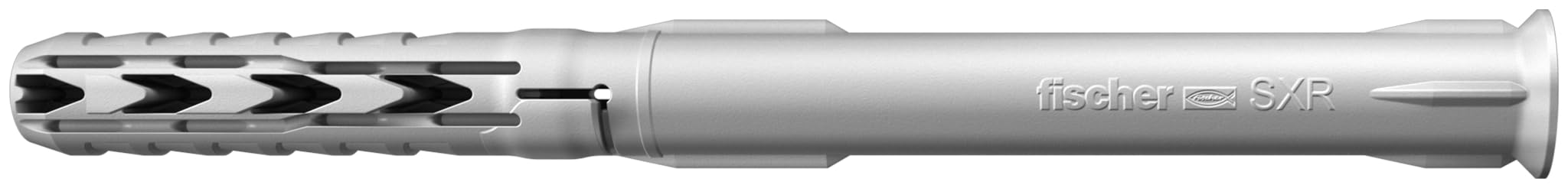 Fischer SXR Frame Dowel Nylon Without Screw 6 x 60 mm Set of 100, Grey, 503230