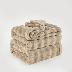 PUMEI Fleece Blanket - Throw Blanket for Couch