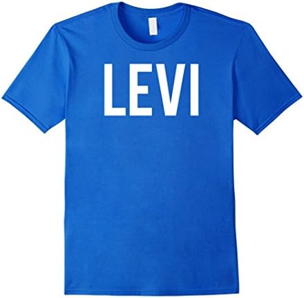 Mens Levi T Shirt - Cool new funny name fan cheap gift tee Small Royal Blue